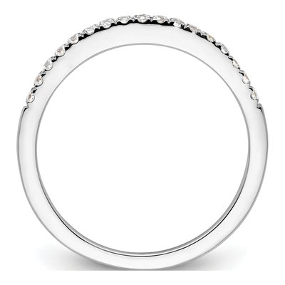 14K White Gold 1/6 ct tw Diamond Wedding Band – view 4