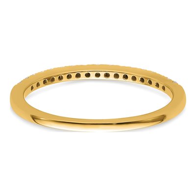 14K Yellow Gold 1/6 ct tw Diamond Wedding Ring – view 6