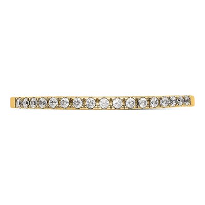 14K Yellow Gold 1/4 ct tw Lab-Grown Diamond Wedding Band – view 4
