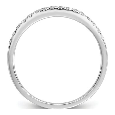 14K White Gold 1/4 ct tw Diamond Wedding Band – view 3