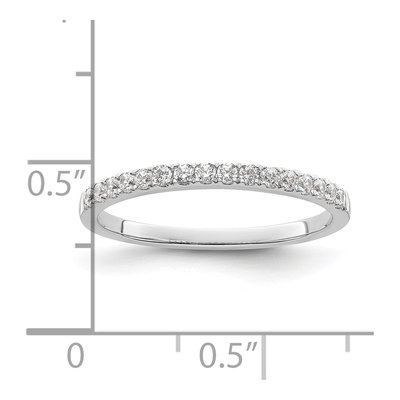 14K White Gold 1/4 ct tw Diamond Wedding Band – view 8