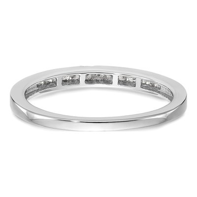 14K White Gold 1/8 ct tw Diamond Wedding Band – view 5