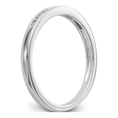 14K White Gold 1/8 ct tw Diamond Wedding Band – view 6
