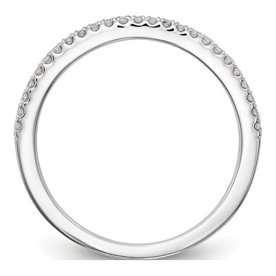 14K White Gold Lab-Grown Diamond Wedding Band Set – view 3