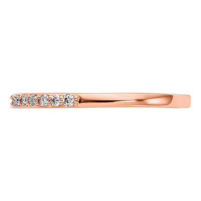 10K Rose Gold Diamond Wedding Band Set of 2 – view 3