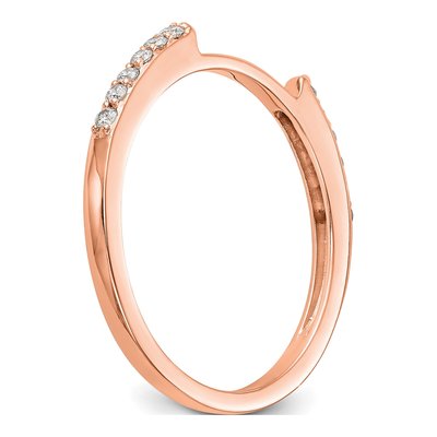 10K Rose Gold Diamond Wedding Band Set of 2 – view 6