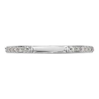 14K White Gold Diamond Wedding Band Set of 2 – view 5