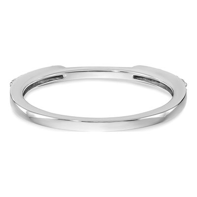 14K White Gold Diamond Wedding Band Set of 2 – view 6