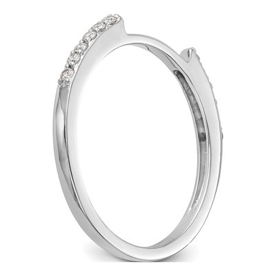 14K White Gold Diamond Wedding Band Set of 2 – view 7
