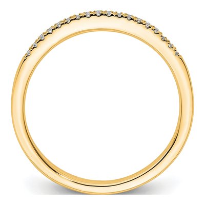 14K Yellow Gold 0.09 ct tw Diamond Wedding Band – view 2