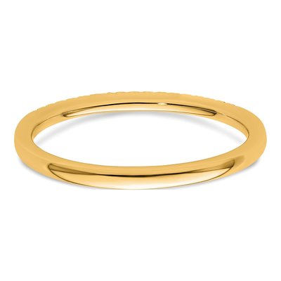 14K Yellow Gold 0.09 ct tw Diamond Wedding Band – view 6