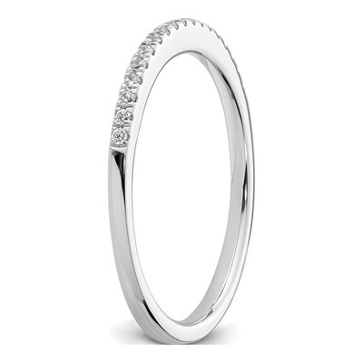 14K White Gold 1/10 ct tw Diamond Wedding Band – view 6