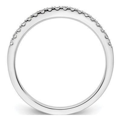 14K White Gold 1/5 ct tw Diamond Wedding Band – view 2