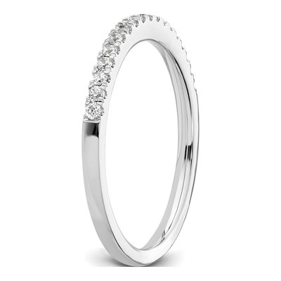 14K White Gold 1/5 ct tw Diamond Wedding Band – view 6