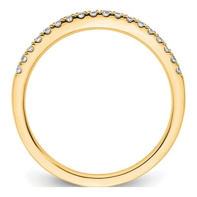 14K Yellow Gold 1/6 ct tw Diamond Wedding Band – view 2