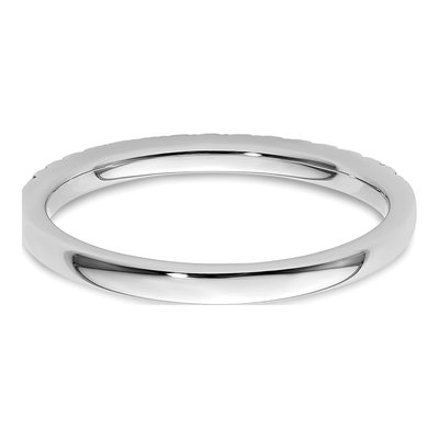 14K White Gold 1/4 ct tw Diamond Wedding Band – view 7