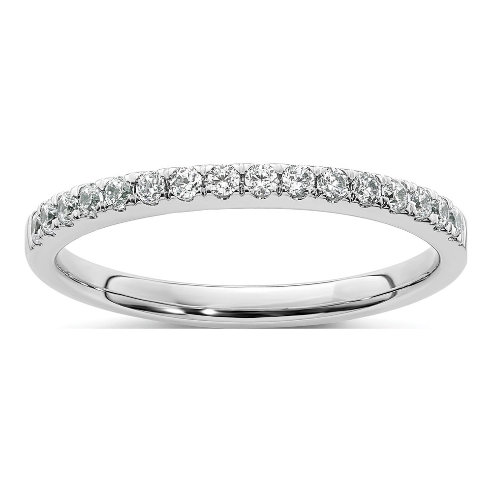 14K White Gold 0.24 ct Diamond Wedding Band