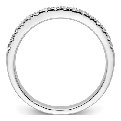 14K White Gold 1/3 ct tw Diamond Wedding Band – view 3