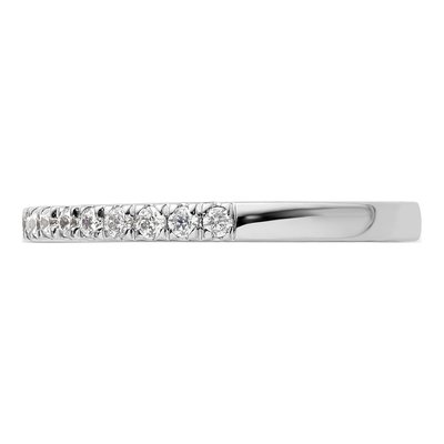 14K White Gold 1/3 ct tw Diamond Wedding Band – view 4