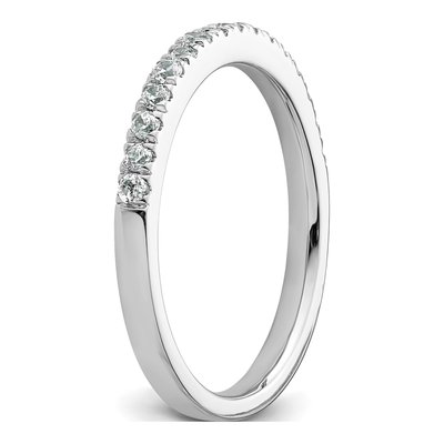 14K White Gold 1/3 ct tw Diamond Wedding Band – view 7