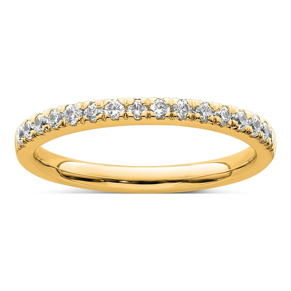 14K Yellow Gold 0.32 ct tw Diamond Wedding Band