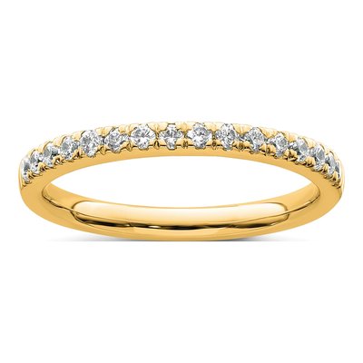 14K Yellow Gold 0.32 ct tw Diamond Wedding Band
