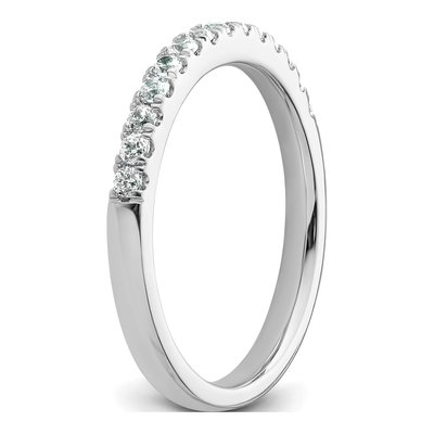 14K White Gold 1/3 ct tw Diamond Wedding Band – view 8