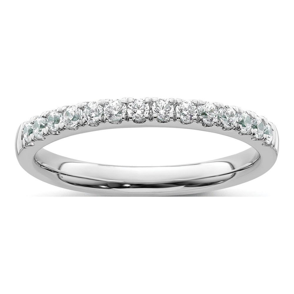 14K White Gold 1/3 ct tw Diamond Wedding Band