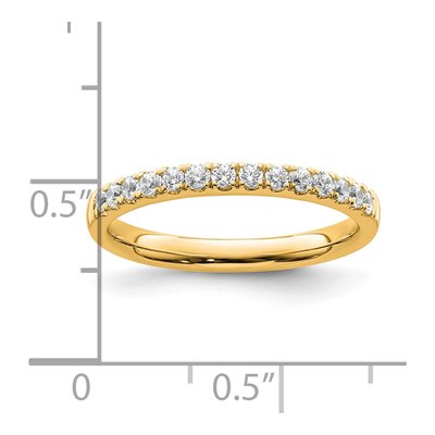 14K Yellow Gold 0.35 ct tw Diamond Wedding Band – view 7