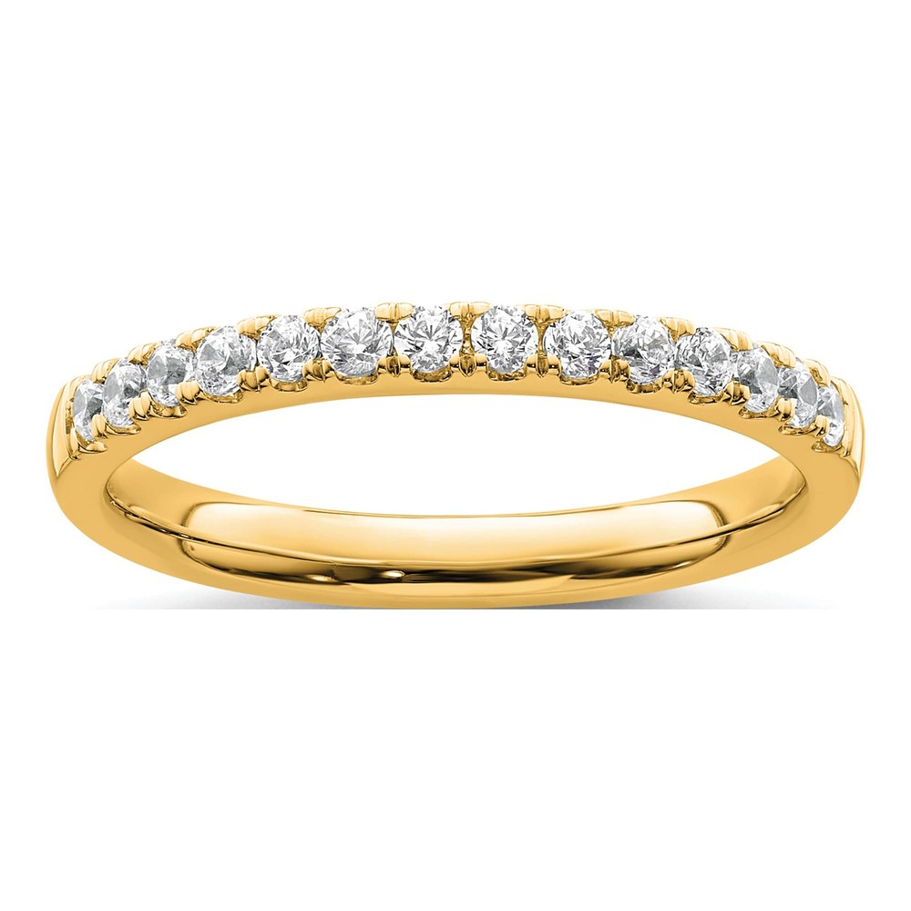 14K Yellow Gold 0.35 ct tw Diamond Wedding Band