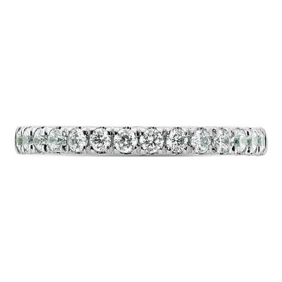 14K White Gold 3/8 ct tw Diamond Wedding Band – view 6