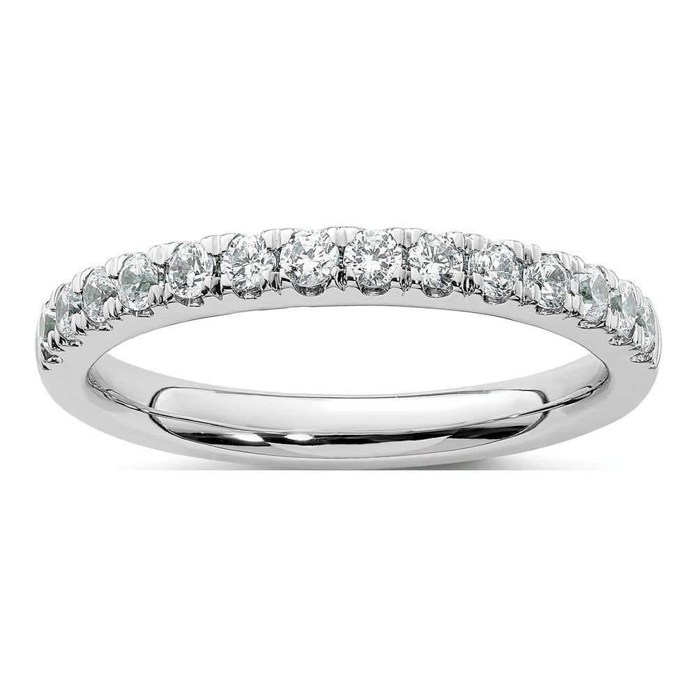 14K White Gold 3/8 ct tw Diamond Wedding Band