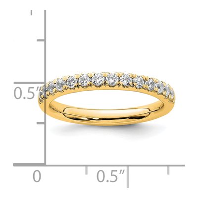 14K Yellow Gold 0.42 ct tw Diamond Wedding Band – view 7