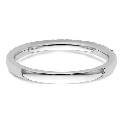 14K White Gold Wedding Band Mounting – view 7