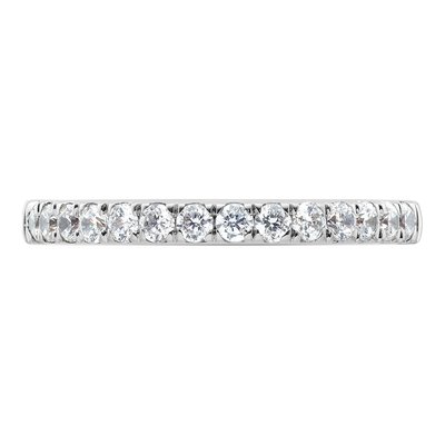 14K White Gold 1/2 ct tw Diamond Wedding Band – view 4