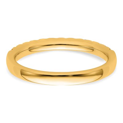 14K Yellow Gold 0.49 ct tw Diamond Wedding Band – view 5