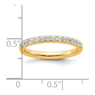 14K Yellow Gold 0.49 ct tw Diamond Wedding Band – view 7