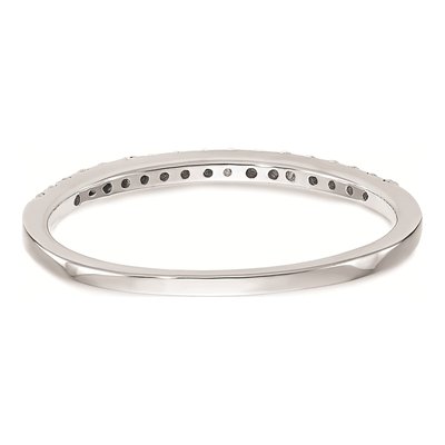 14K White Gold Diamond Wedding Band Mounting – view 7
