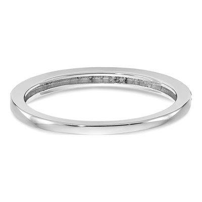 14K White Gold Diamond Wedding Band Set, 2 Rings – view 5