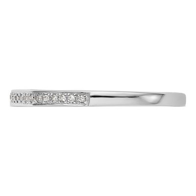 14K White Gold Lab Grown Diamond Wedding Band – view 4