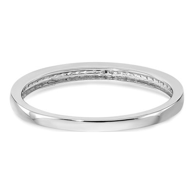 14K White Gold Lab Grown Diamond Wedding Band – view 6