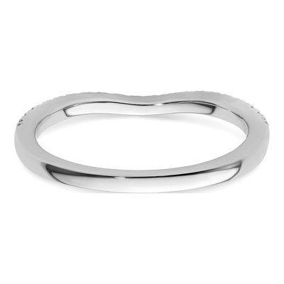 14K White Gold 1/5 ct tw Diamond Wedding Band – view 6