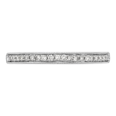 14K White Gold 1/7 ct tw Diamond Wedding Band – view 4