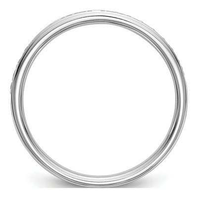 14K White Gold 1/6 ct tw Diamond Wedding Band – view 2