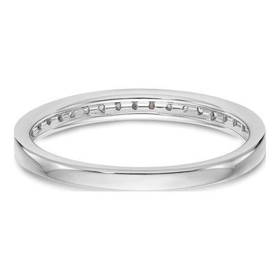 14K White Gold 1/6 ct tw Diamond Wedding Band – view 5