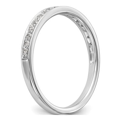 14K White Gold 1/6 ct tw Diamond Wedding Band – view 6