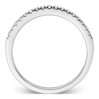 14K White Gold 1/6 ct tw Diamond Wedding Band – view 3