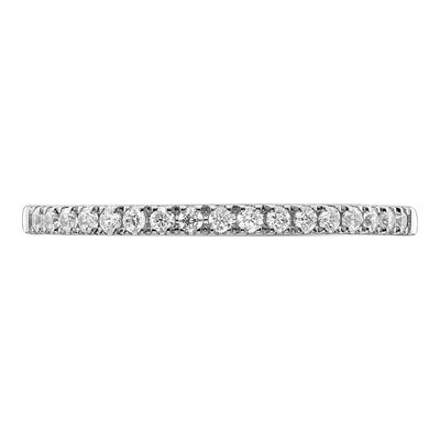 14K White Gold 1/6 ct tw Diamond Wedding Band – view 5