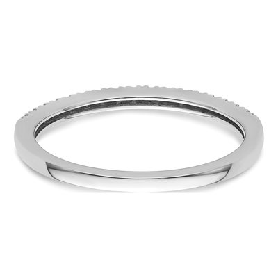 14K White Gold 1/6 ct tw Diamond Wedding Band – view 6