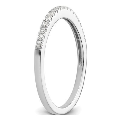 14K White Gold 1/6 ct tw Diamond Wedding Band – view 7